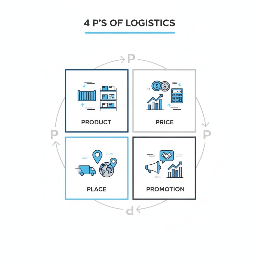 The 4 P’s of logistics – Product, Price, Place, and Promotion explained with examples