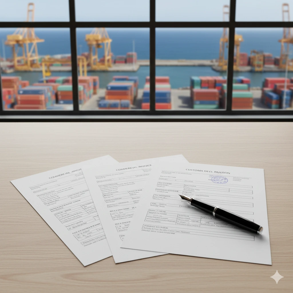 Key documents required for freight forwarding and customs clearance