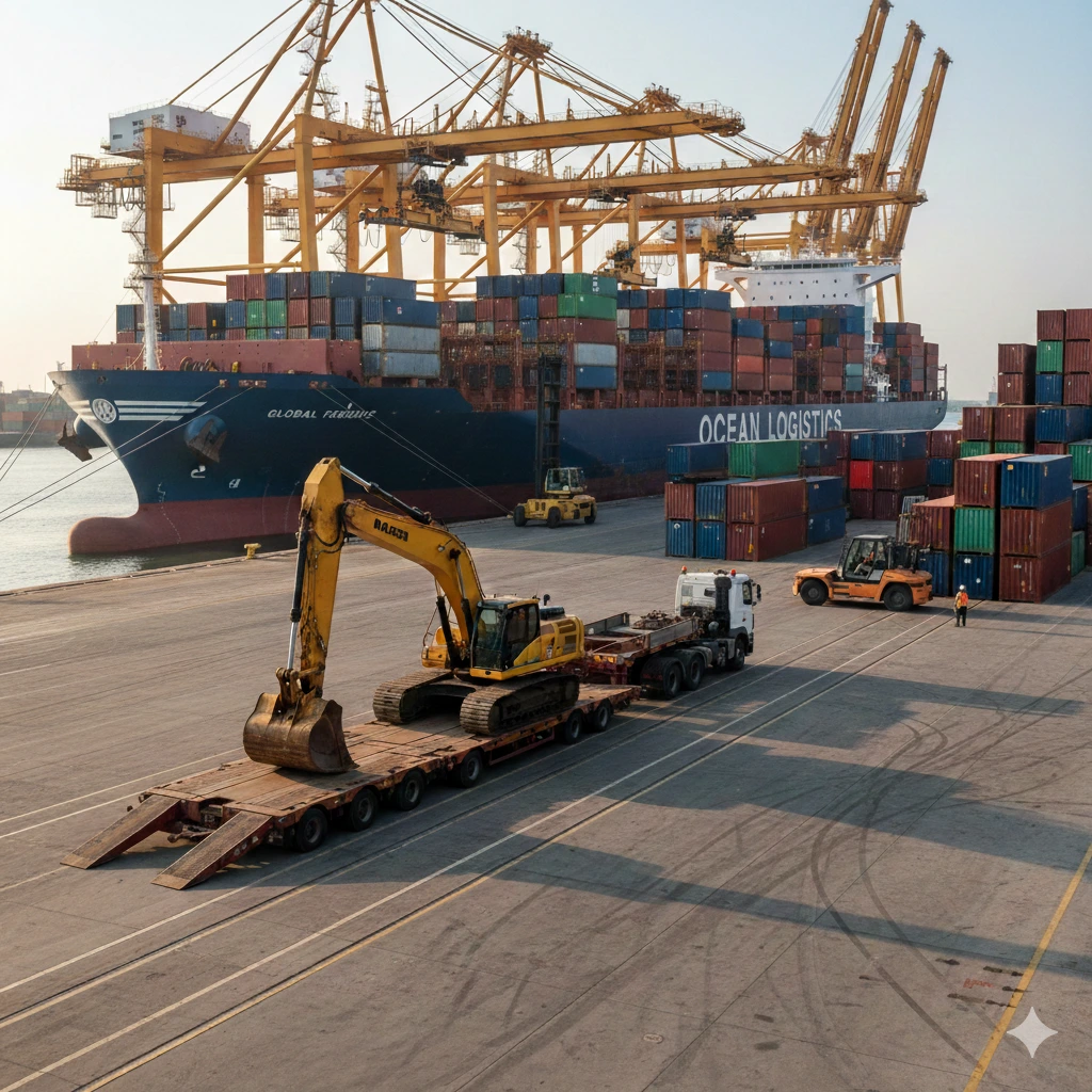 Excavator-Shipping in Kenya