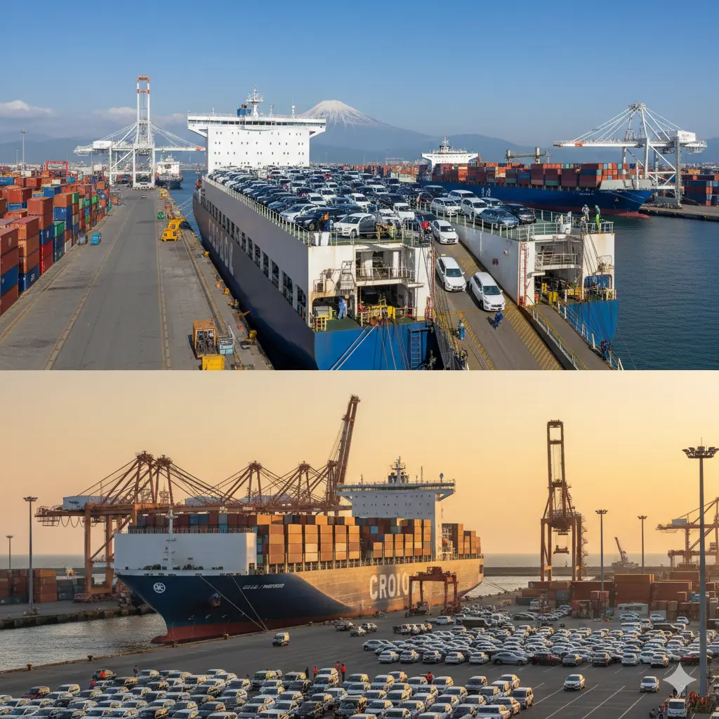 How to import a car from Japan to Kenya – vehicle shipping, customs clearance, and delivery process.